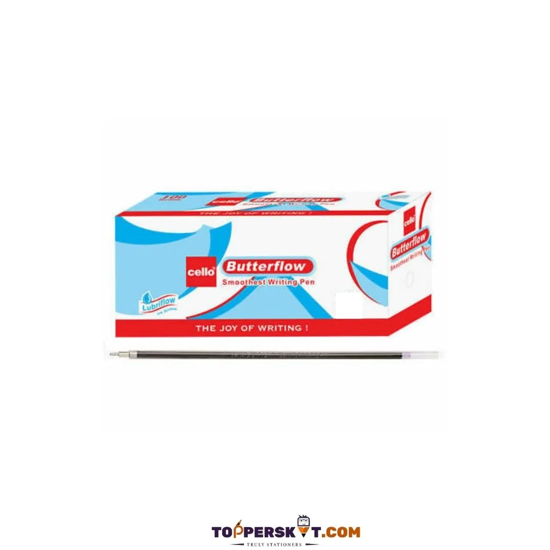 ( 10 pcs.) Cello Butterflow Refill - Blue