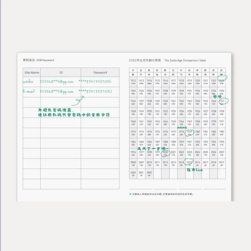 2023 B6 & A6 Papermood DOUBLE Book Tomoe River 52gsm Sanzen One Day Per Page Cousin Techo Planner Notebook Journal | 416 Pages