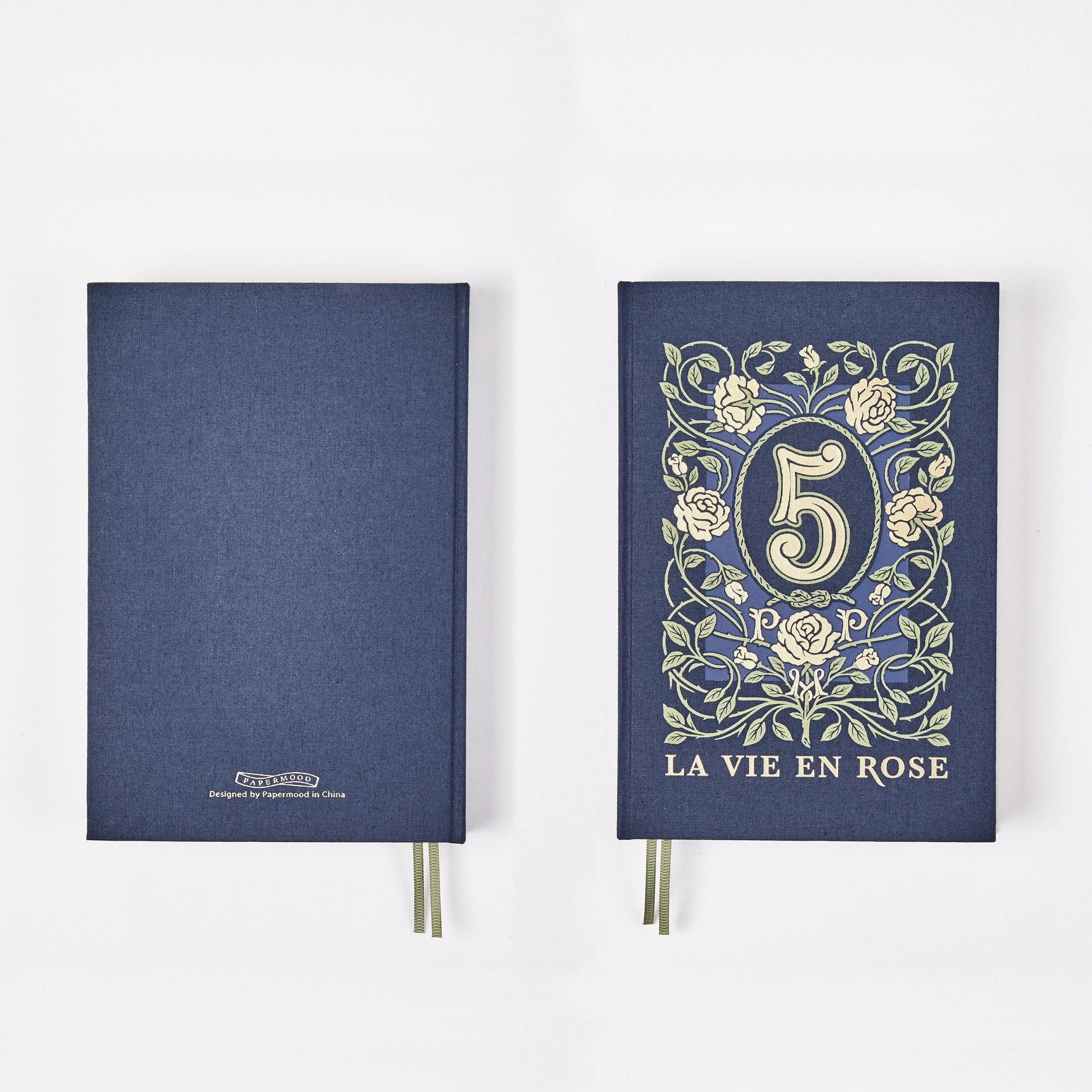 2023 Papermood Cream HARDCOVER FIVE YEAR Planner Tomoe River 52gsm Sanzen One Day Per Page Cousin Techo Planner Notebook Journal | 388 Pages