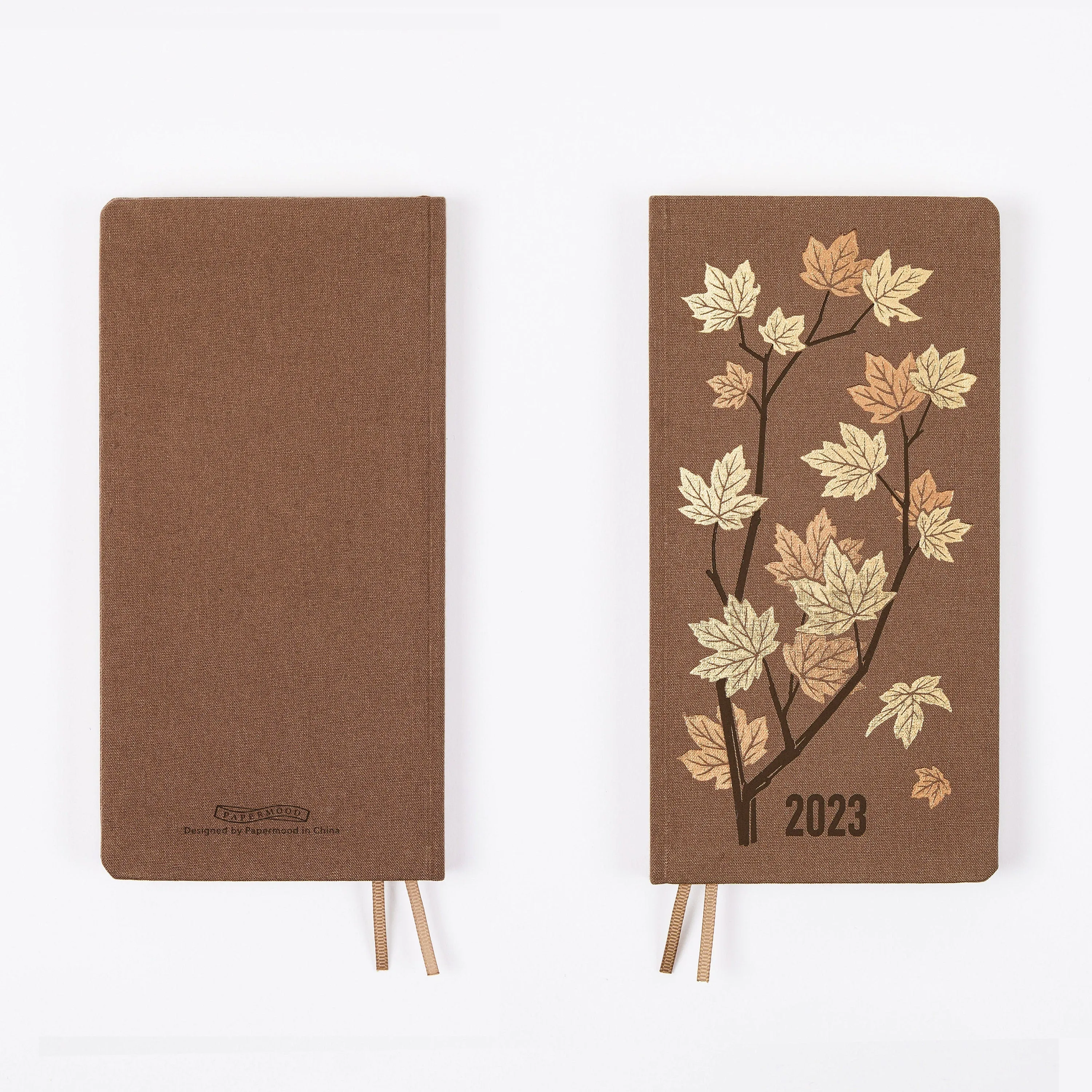 2023 Papermood LEAVES WEEKS 70gsm Italian Paper Hardcover Weekly Planner Travel Planner Weekly Planner Weekly Layout | 192 Pages