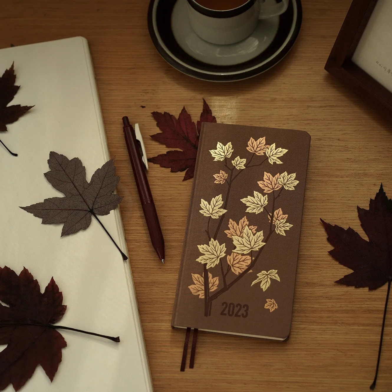 2023 Papermood LEAVES WEEKS 70gsm Italian Paper Hardcover Weekly Planner Travel Planner Weekly Planner Weekly Layout | 192 Pages