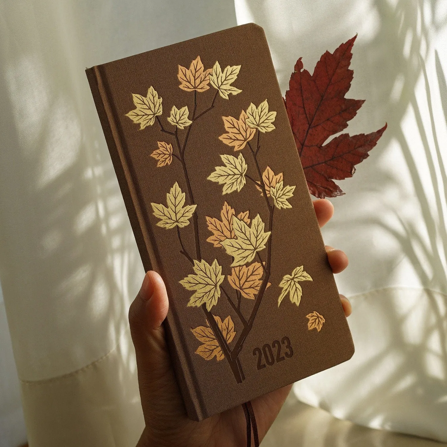 2023 Papermood LEAVES WEEKS 70gsm Italian Paper Hardcover Weekly Planner Travel Planner Weekly Planner Weekly Layout | 192 Pages