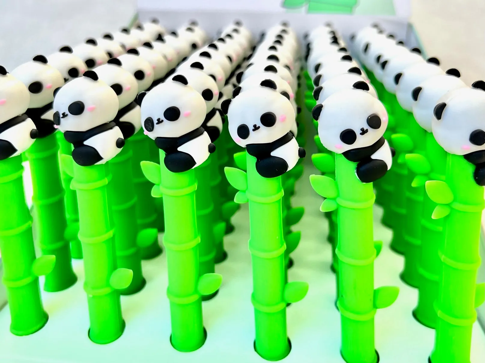 22477 PANDA BAMBOO GEL PEN-48