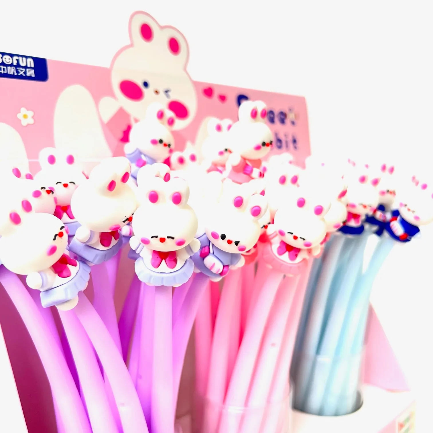 22498 SWEET RABBIT WIGGLE GEL PEN-48