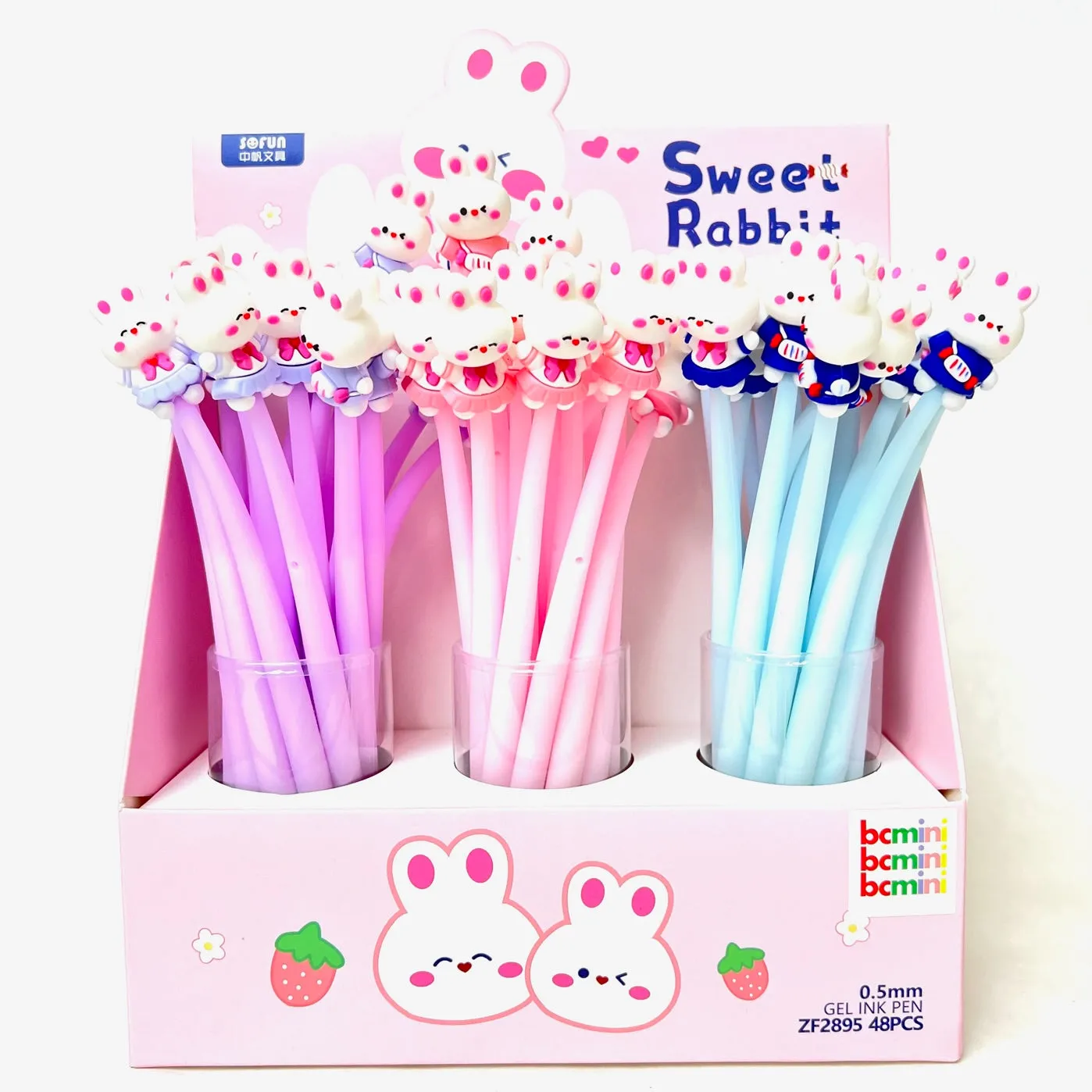 22498 SWEET RABBIT WIGGLE GEL PEN-48
