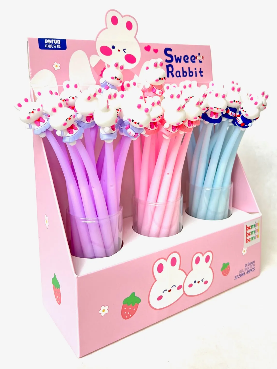 22498 SWEET RABBIT WIGGLE GEL PEN-48