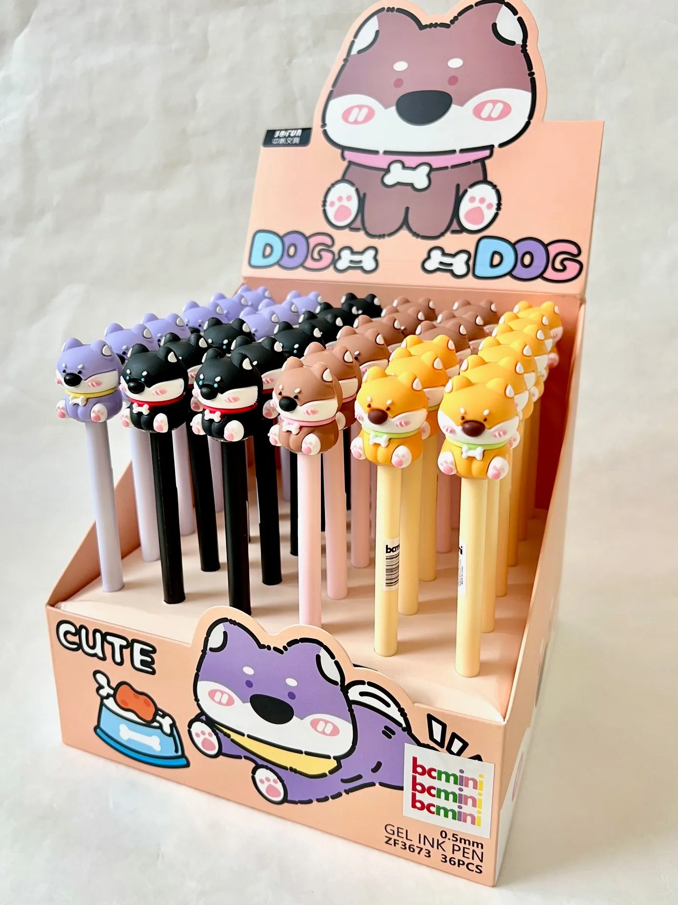 22594 CUTE DOG GEL PEN-36