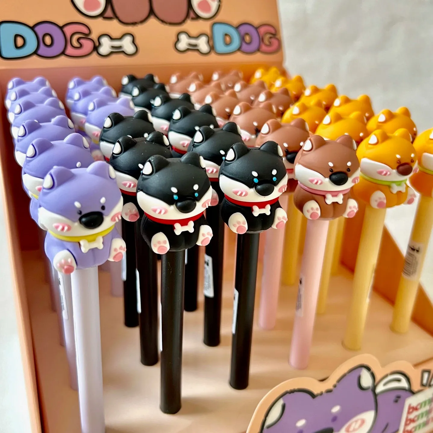 22594 CUTE DOG GEL PEN-36