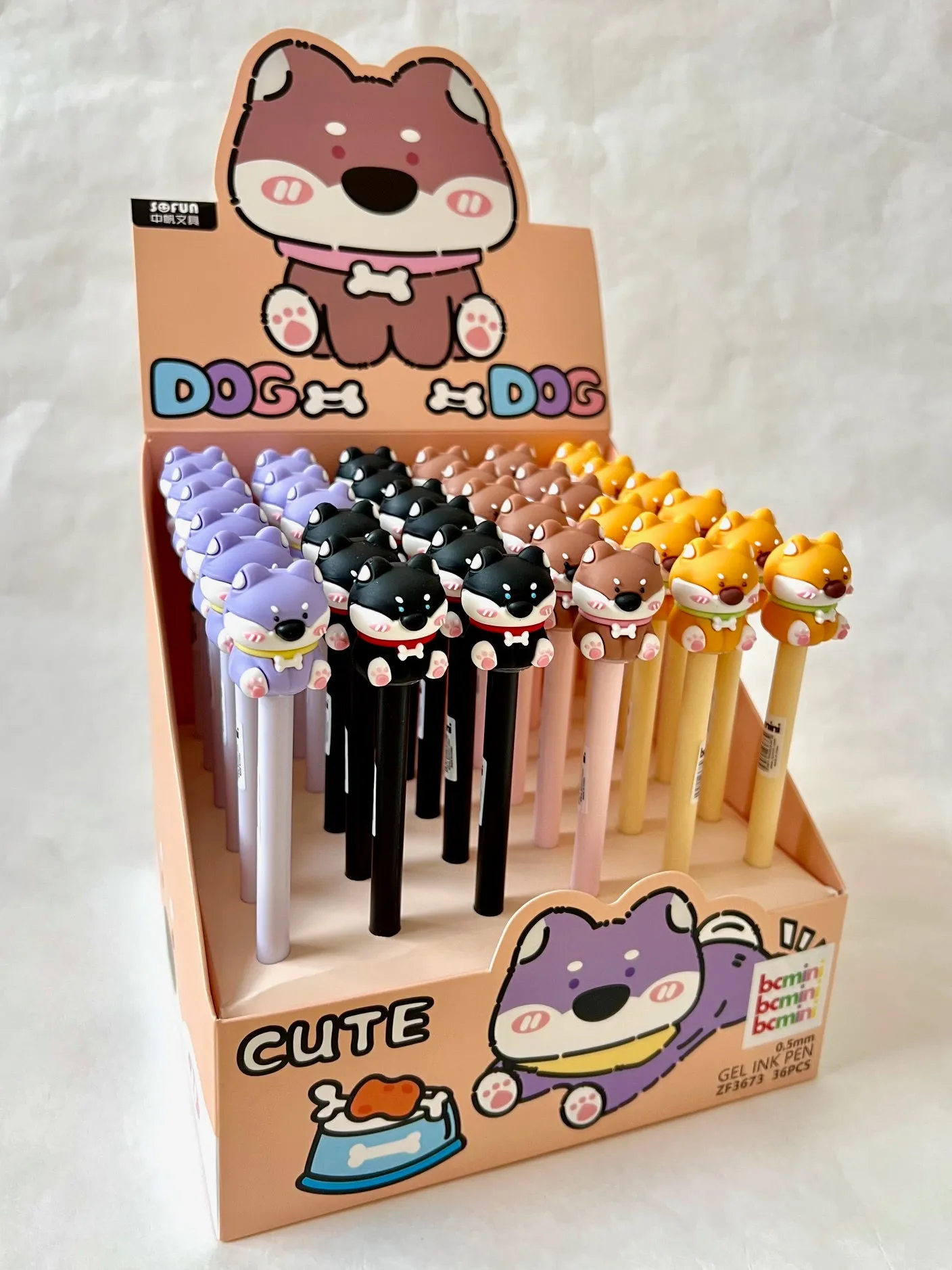 22594 CUTE DOG GEL PEN-36