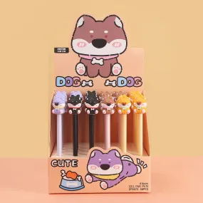 22594 CUTE DOG GEL PEN-36