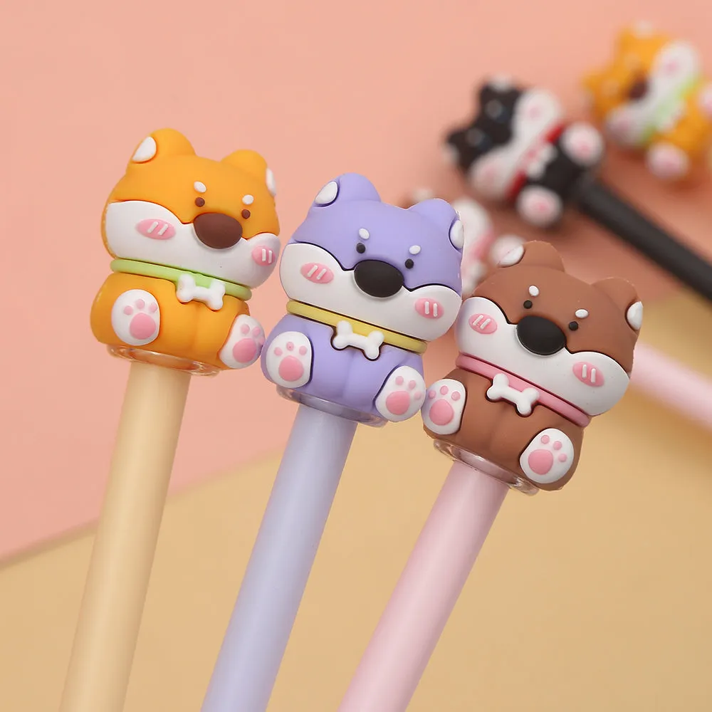 22594 CUTE DOG GEL PEN-36