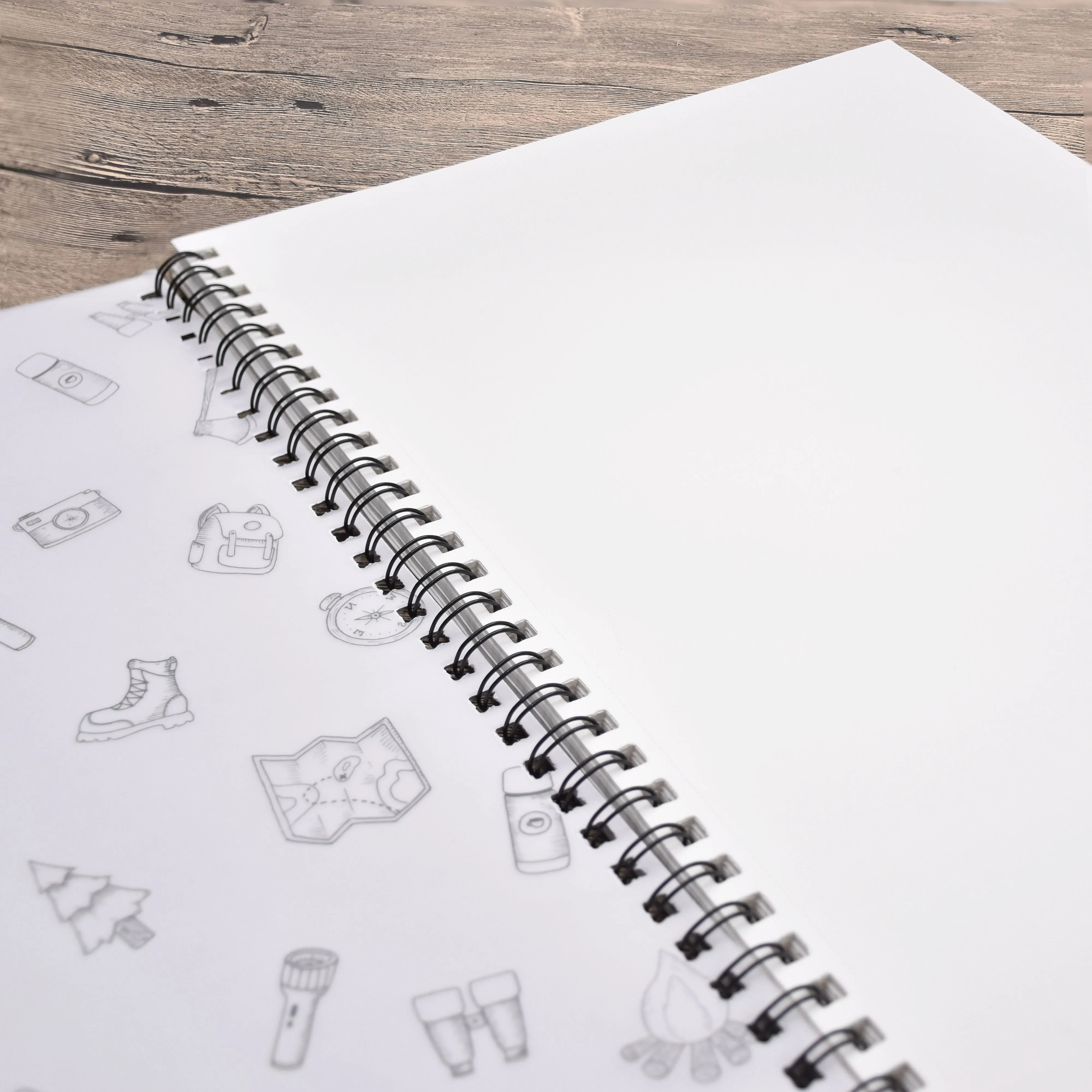 A3 Spiral Bound Sketchbook - 100 Pages - Pack of 2