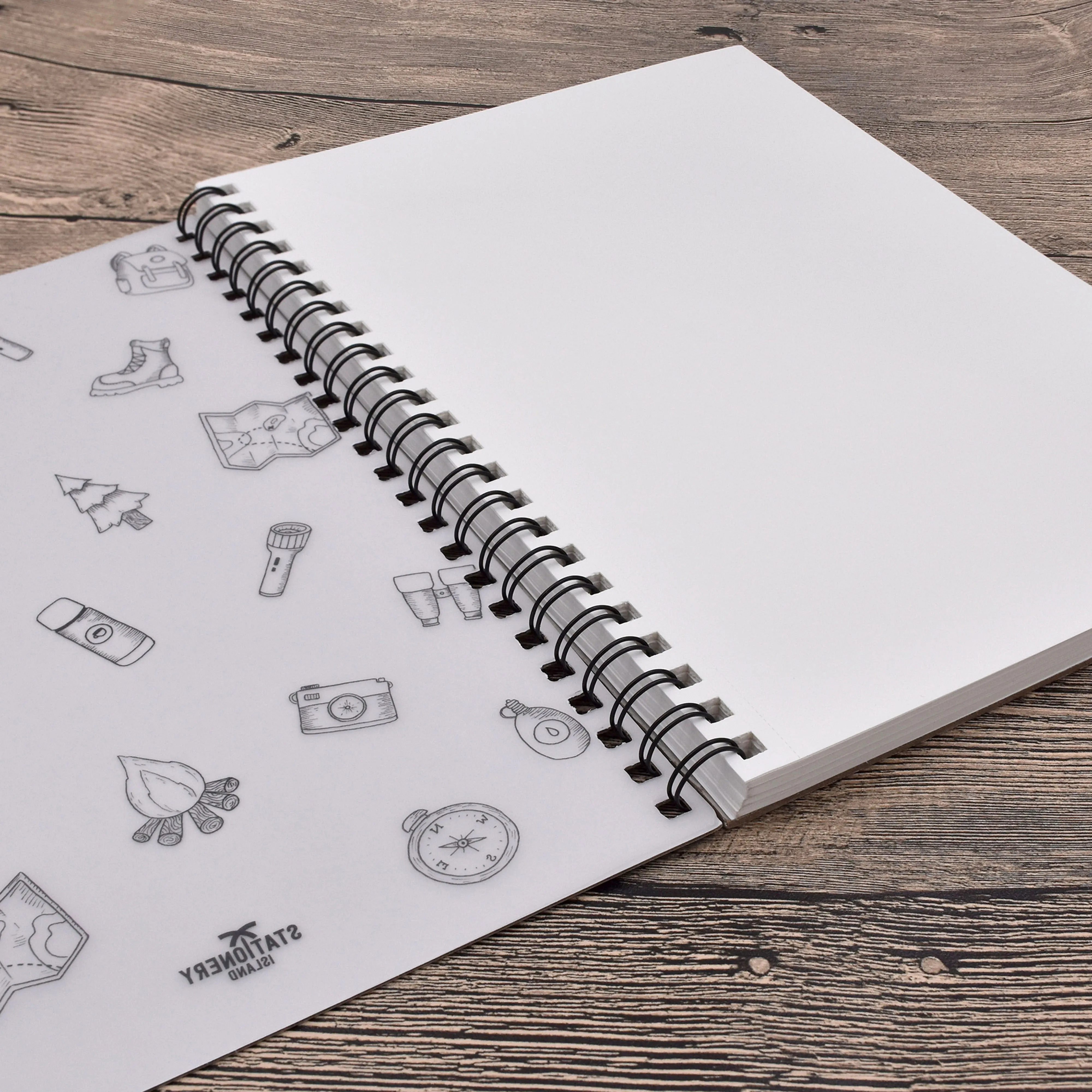 A4 Spiral Bound Sketchbook - 120 Pages - Pack of 2