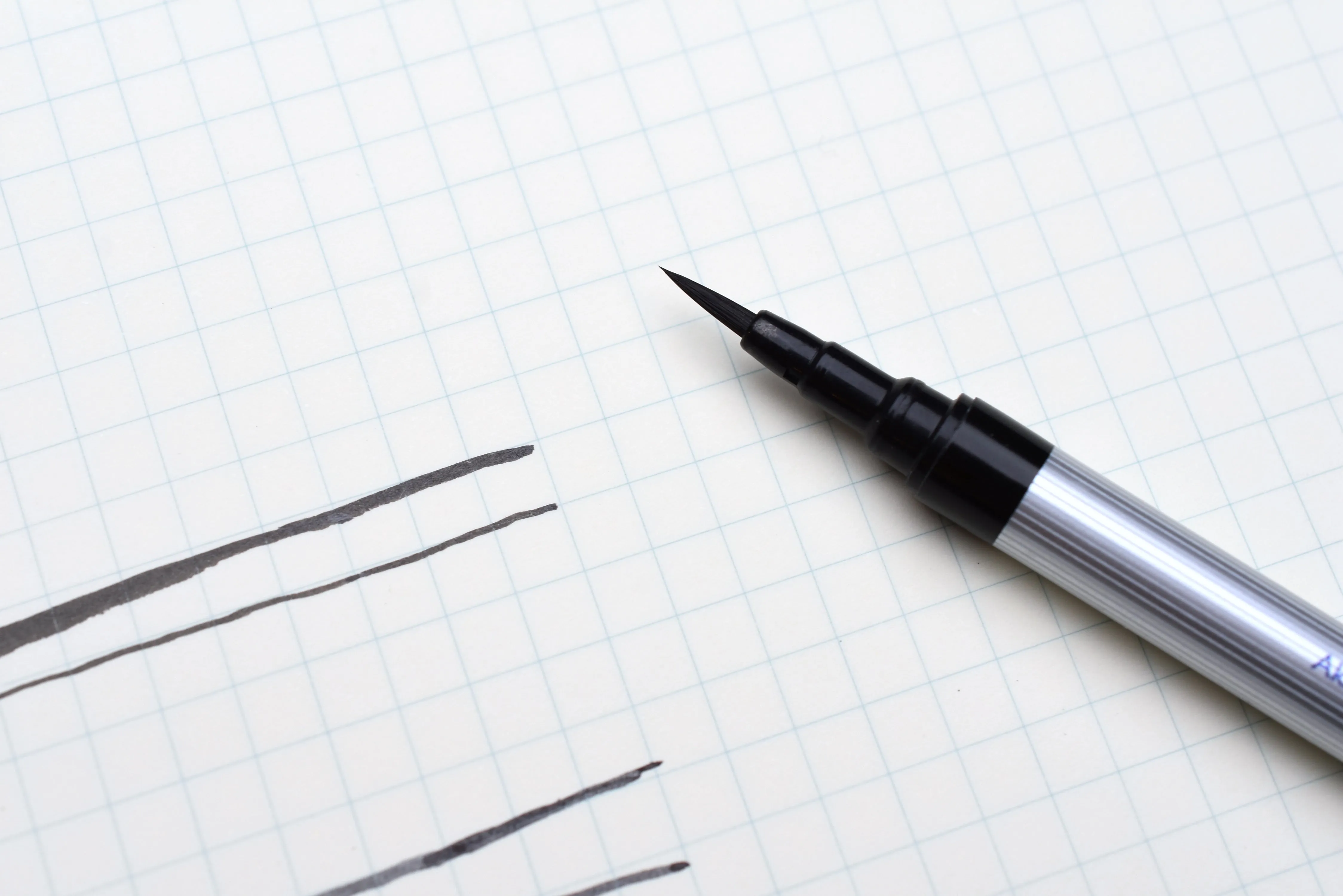 Akashiya Sai ThinLine Brush Pen - Set of 5