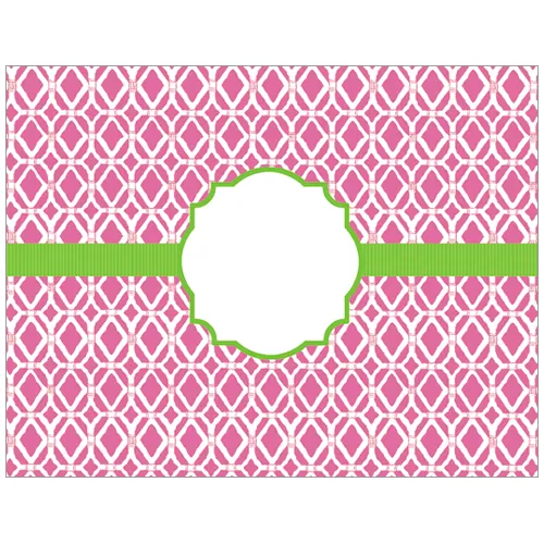 Bamboo Pink Folded Notes by Lilly Pulitzer®