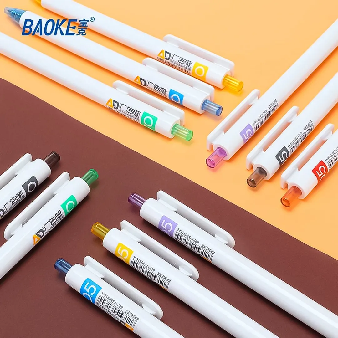 Baoke Advertising Retractable Gel Pen