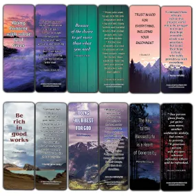 Bible verses about Getting Rich And Wealthy Bookmarks (30-Pack) - Handy Reminder About Getting Rich and Wealthy