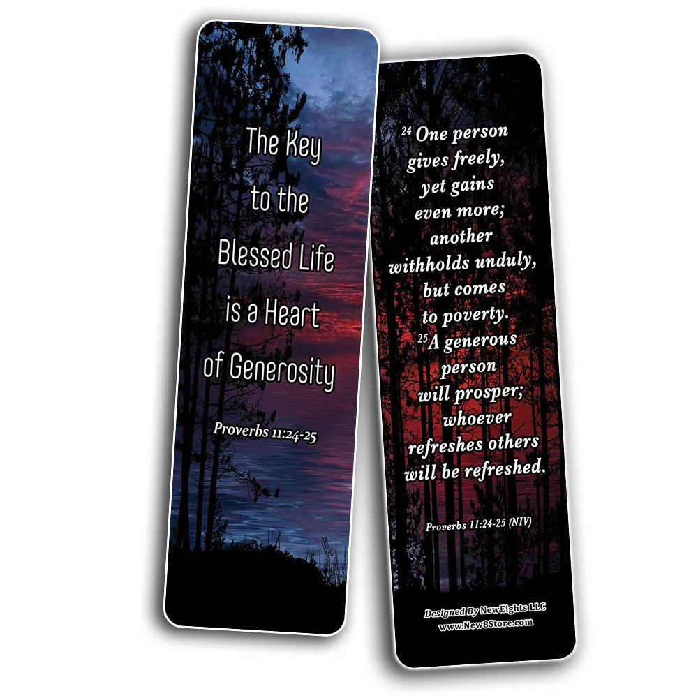 Bible verses about Getting Rich And Wealthy Bookmarks (30-Pack) - Handy Reminder About Getting Rich and Wealthy