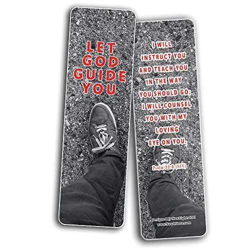 Bible Verses on Surrender to God Bookmarks (30-Pack) - Handy Reminder About Surrendering to God