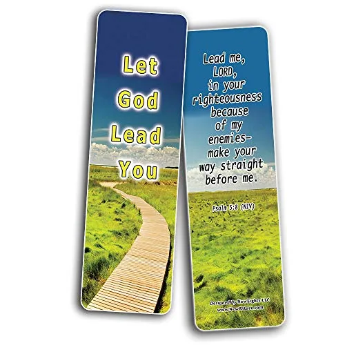 Bible Verses on Surrender to God Bookmarks (30-Pack) - Handy Reminder About Surrendering to God