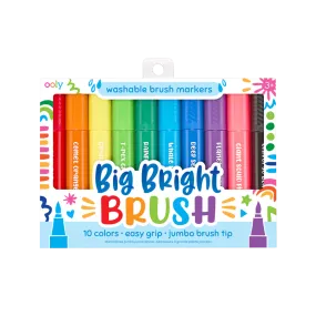 Big Bright Brush Markers - Set of 10 | OOLY