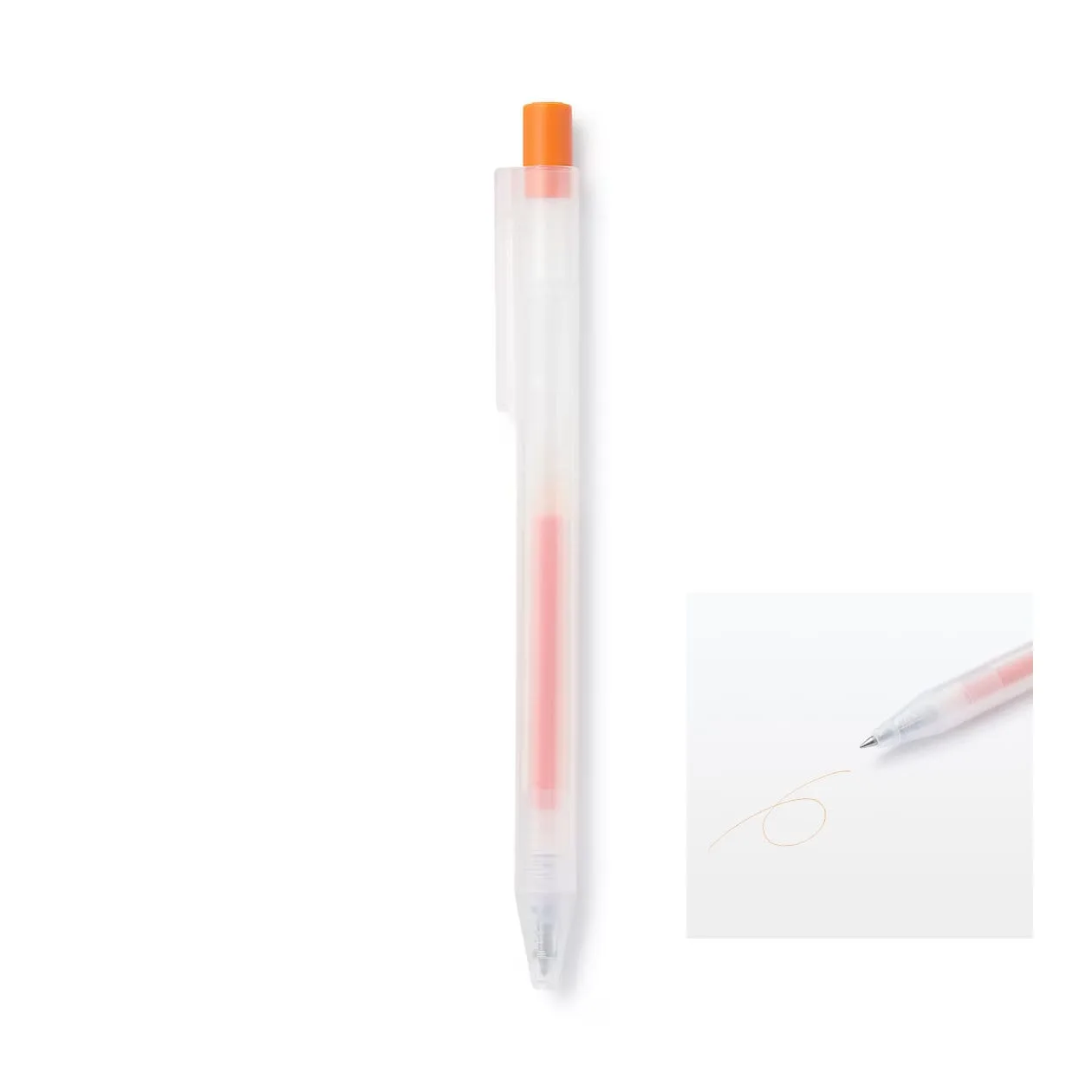 BLACK MUJI Japan Knock Gel Ink Retractable Type Ballpoint Pen 0.3mm Muji Gel Pen Smooth Gel Pen Artist Pen Anime Pen Fine Line | 0.3mm
