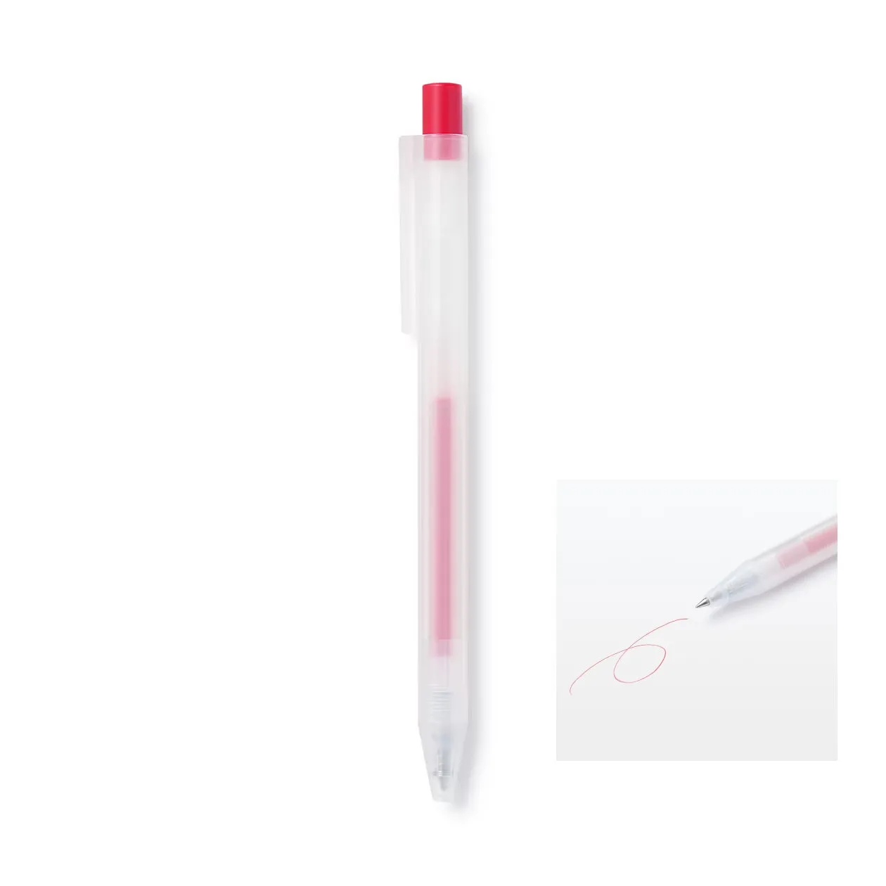 BLACK MUJI Japan Knock Gel Ink Retractable Type Ballpoint Pen 0.3mm Muji Gel Pen Smooth Gel Pen Artist Pen Anime Pen Fine Line | 0.3mm