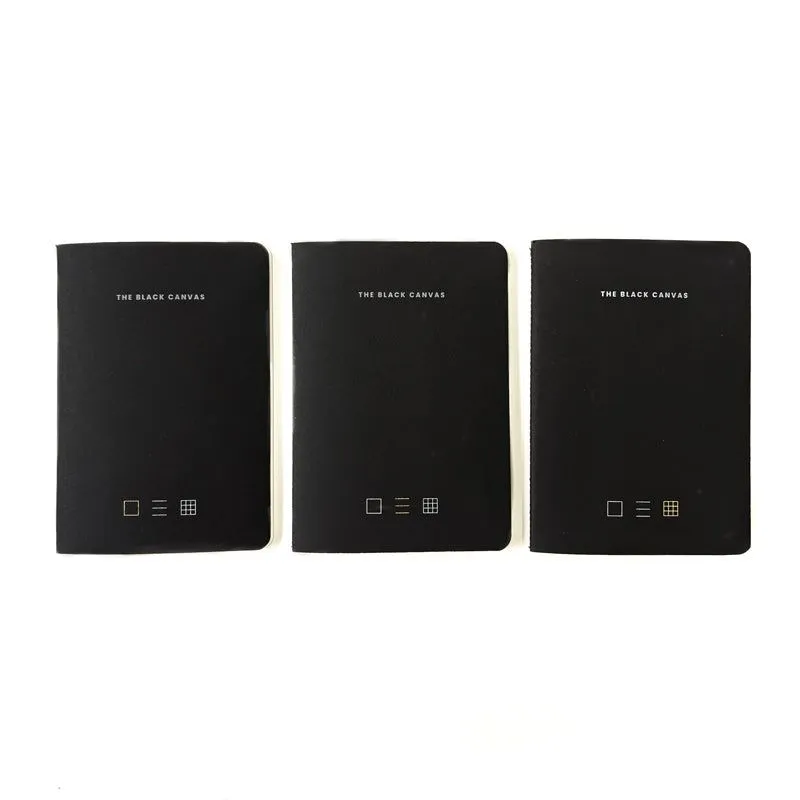 Black TBC Notebooks - A5 / Pack of 3 Bundle