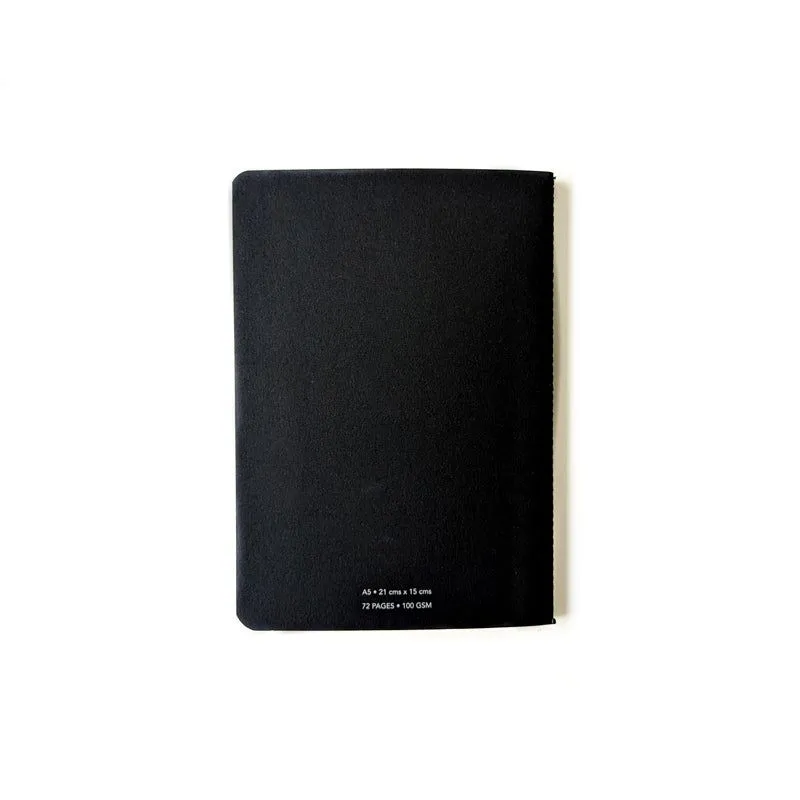 Black TBC Notebooks - A5 / Pack of 3 Bundle