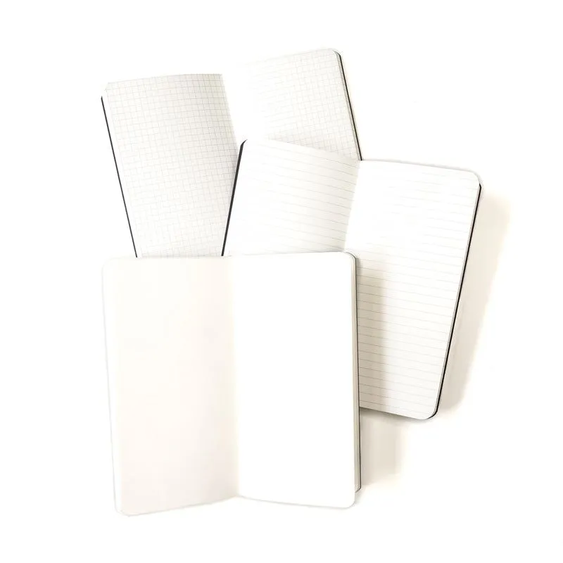 Black TBC Notebooks - Slim / Pack of 3 Bundle