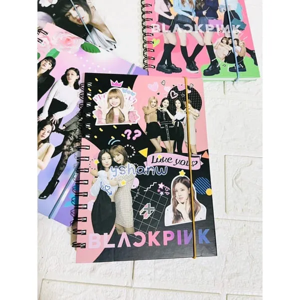 BLACKPINK Spiral Bounded Ruled Notebook ( Random design )
