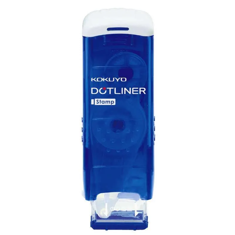 BLUE Kokuyo DOTLINER STAMP Strong Adhesion Compact Acid-Free Refillable Glue Tape Photo Glue Acid-Free Glue | DM460-08