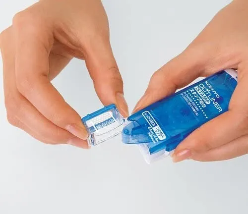 BLUE Kokuyo DOTLINER STAMP Strong Adhesion Compact Acid-Free Refillable Glue Tape Photo Glue Acid-Free Glue | DM460-08