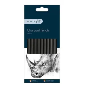 Charcoal Black Pencils by 12 pieces