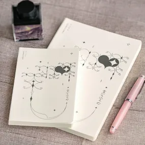 Chiba Stationery A6 Tomoe River   Paper 5mm GRID 52gsm Planner Notebook Journal | 416 Pages