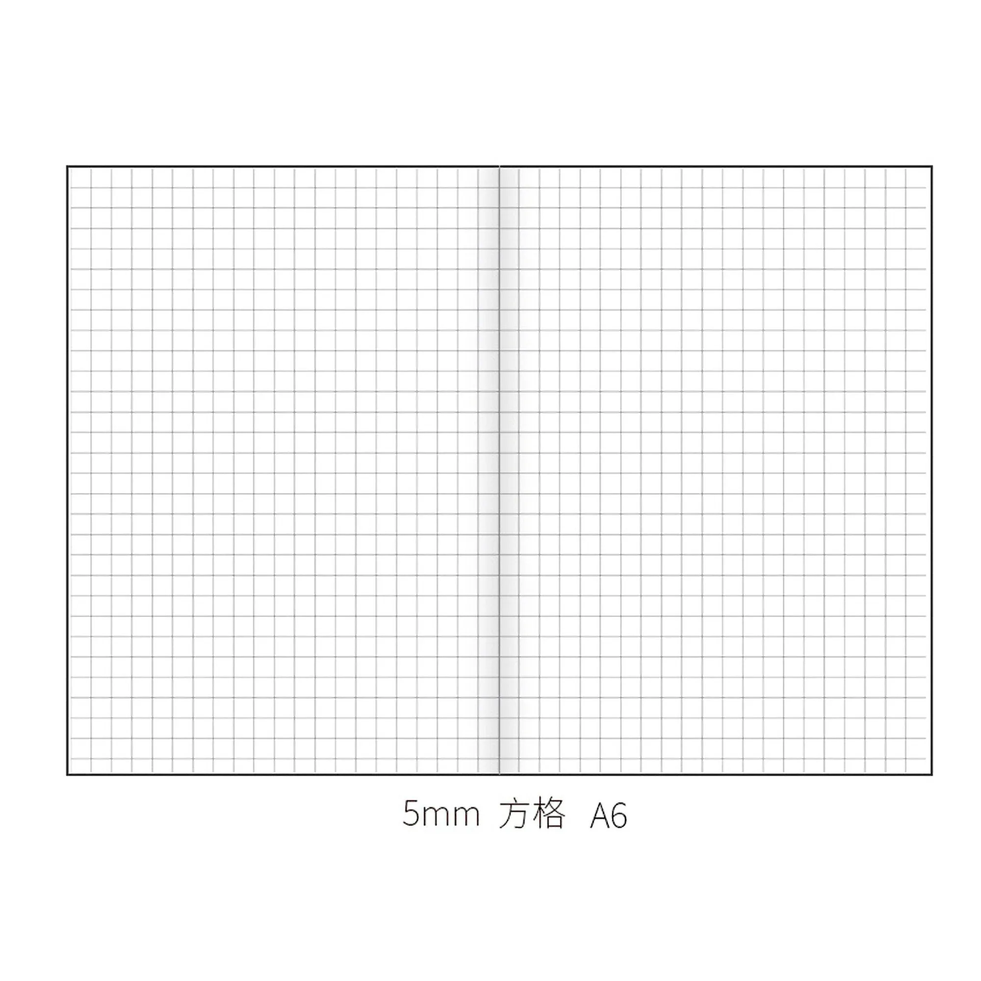Chiba Stationery A6 Tomoe River   Paper 5mm GRID 52gsm Planner Notebook Journal | 416 Pages