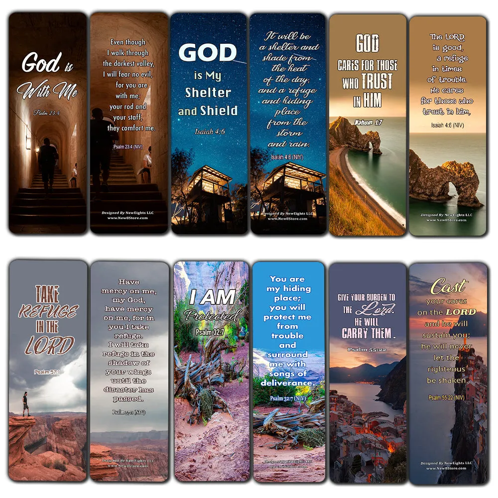 Christian Bookmarks Scriptures to Help You Survive The Storms of Life (30 Pack) - Handy Reminder About God?s Comfort and Love