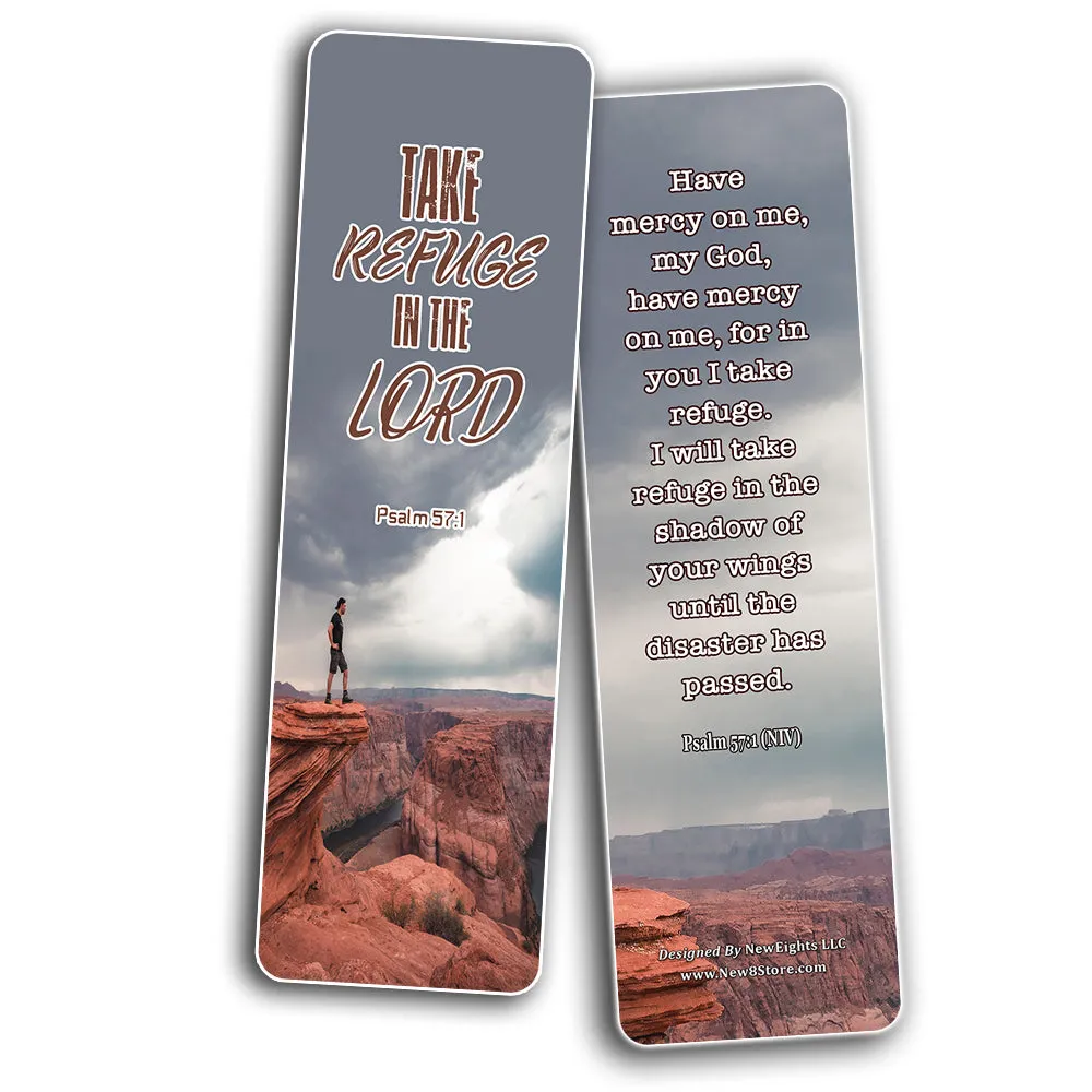Christian Bookmarks Scriptures to Help You Survive The Storms of Life (30 Pack) - Handy Reminder About God?s Comfort and Love