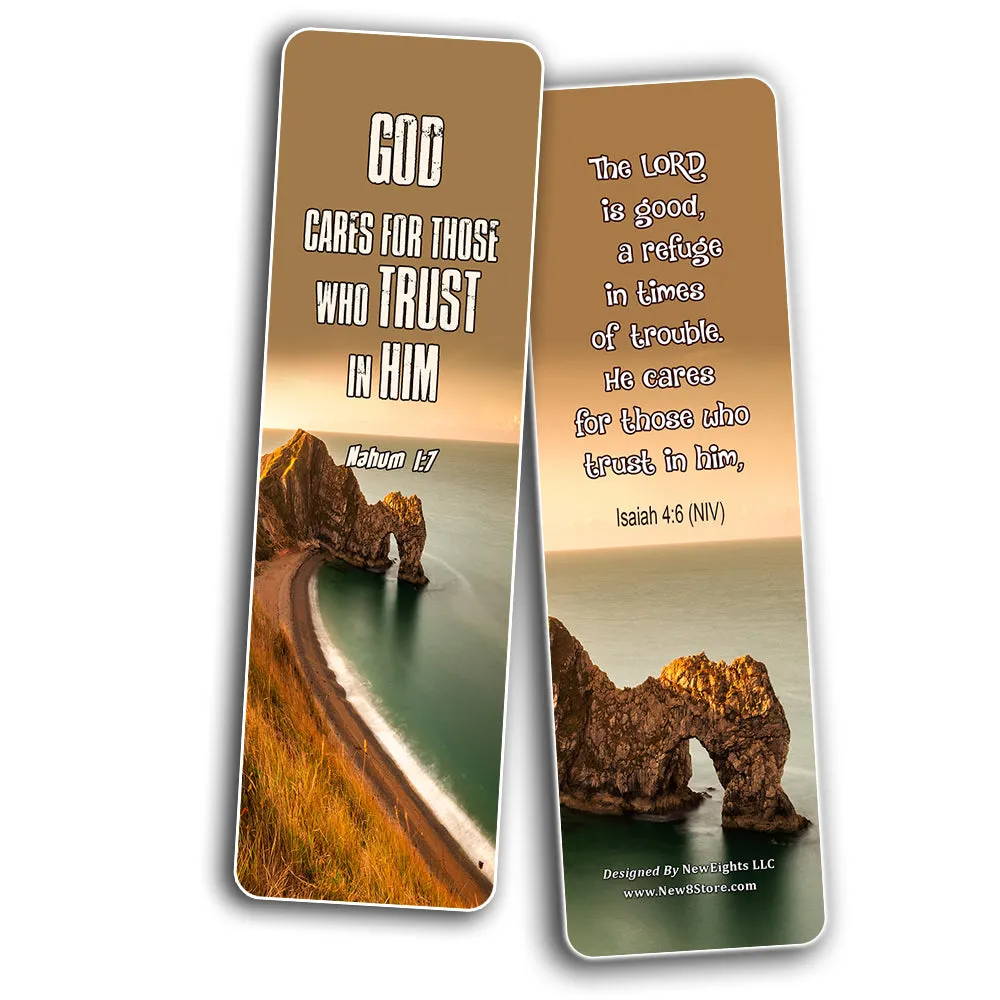 Christian Bookmarks Scriptures to Help You Survive The Storms of Life (30 Pack) - Handy Reminder About God?s Comfort and Love
