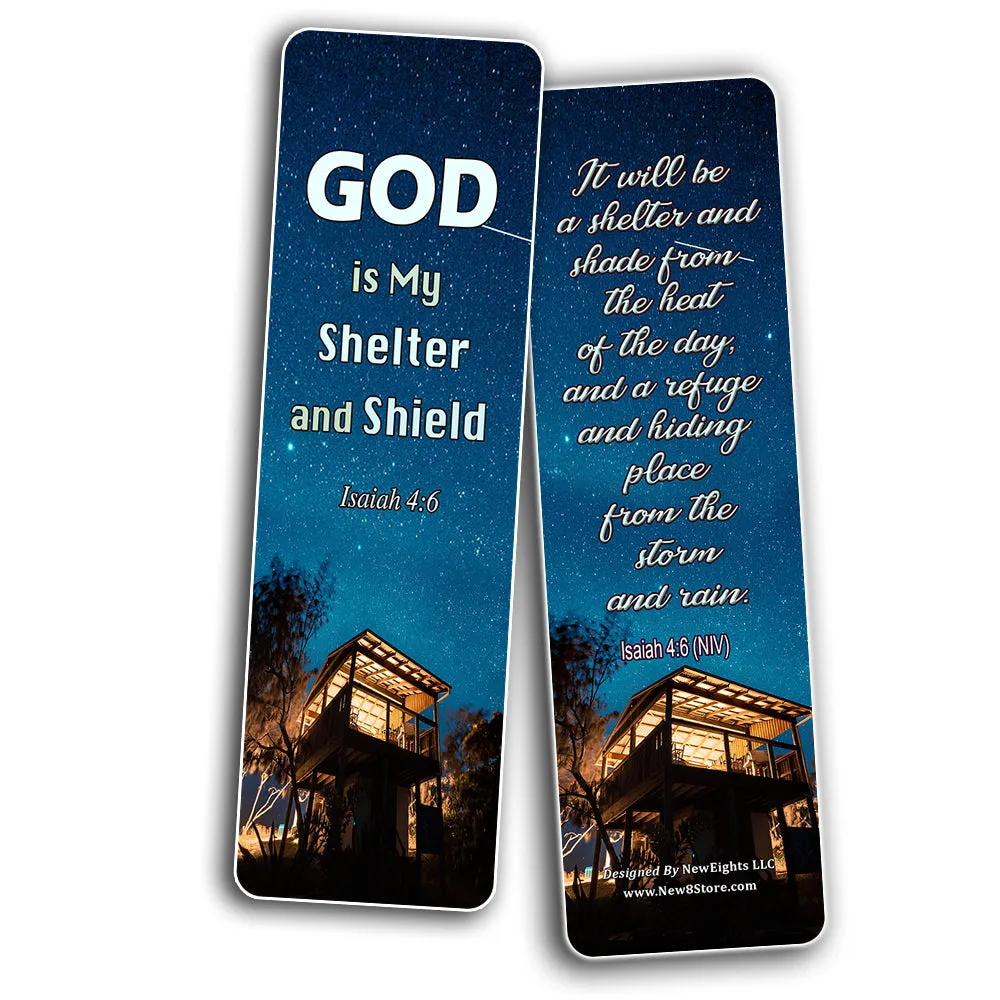 Christian Bookmarks Scriptures to Help You Survive The Storms of Life (30 Pack) - Handy Reminder About God?s Comfort and Love