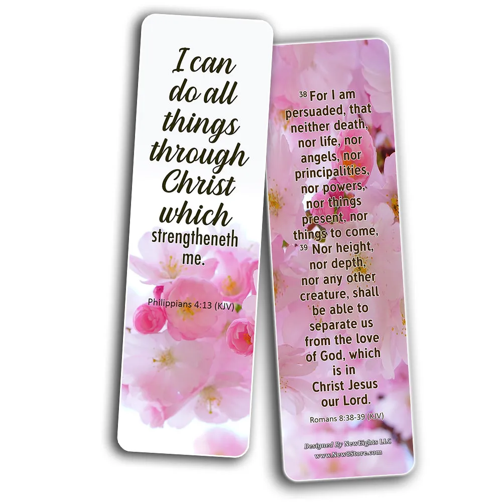 Christian Faith Scripture KJV Bookmarks (30-Pack) - Handy Christian Daily Reminder