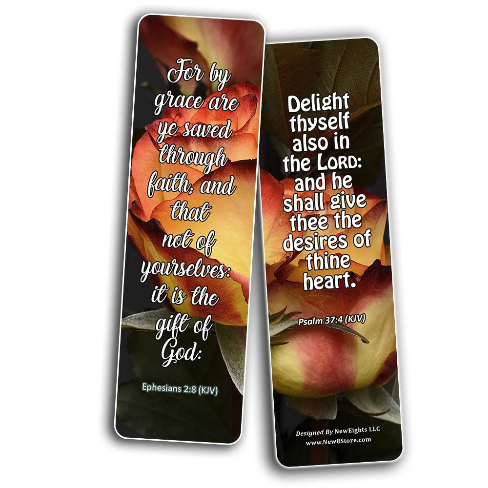 Christian Faith Scripture KJV Bookmarks (30-Pack) - Handy Christian Daily Reminder