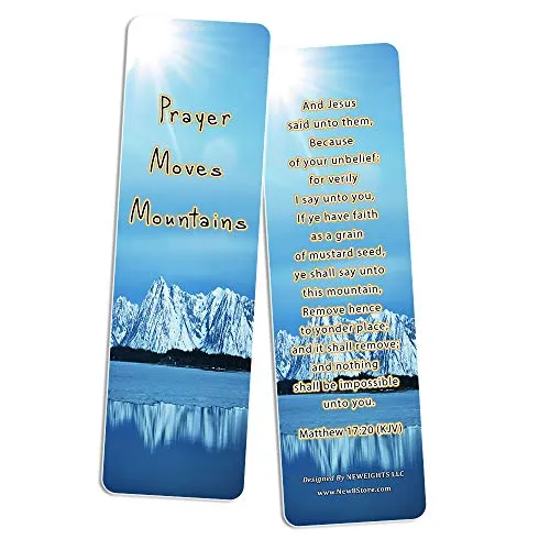 Christian Prayer Bookmarks - The Lord's Prayer (30-Pack) - Handy Christian Daily Reminder - Church Ministry Supplies Classroom Teacher Incentive Gifts Giveaways - Stocking Stuffers Devotional Bible