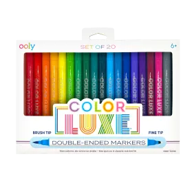 Color Luxe Double-Ended Markers - Set of 20