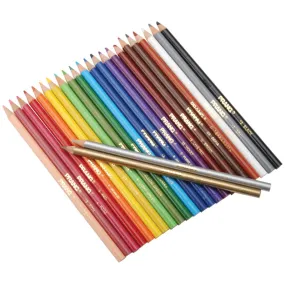 Colored Pencils Set of 24, 3.3mm Lead