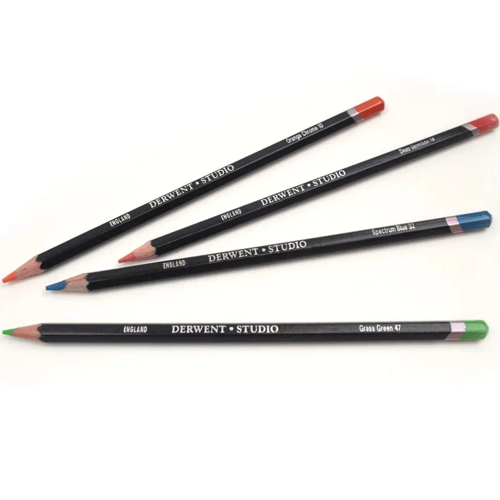 Derwent Studio Coloured Pencils Tin 36 Set Artists Professional