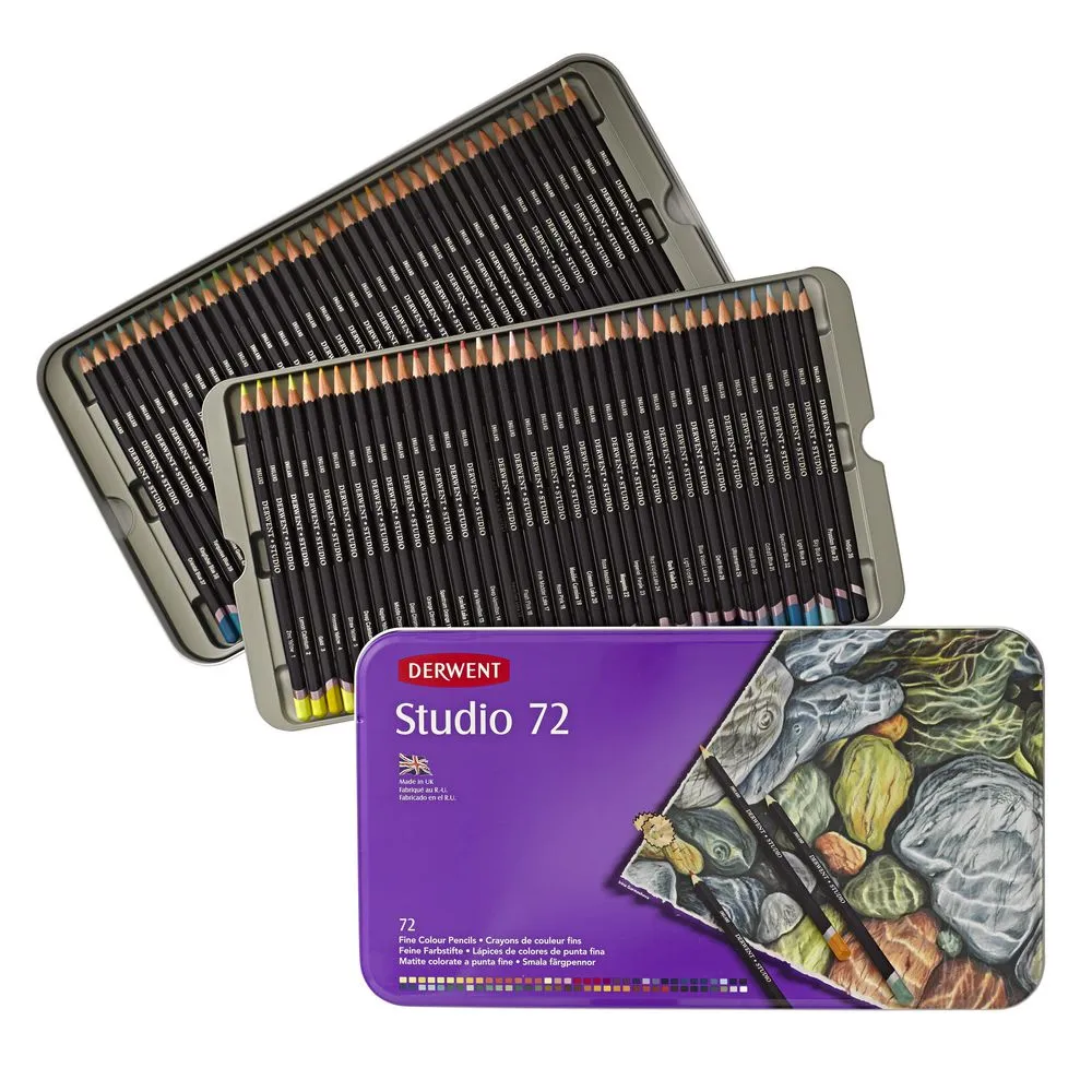 Derwent Studio Pencils Tin of 72