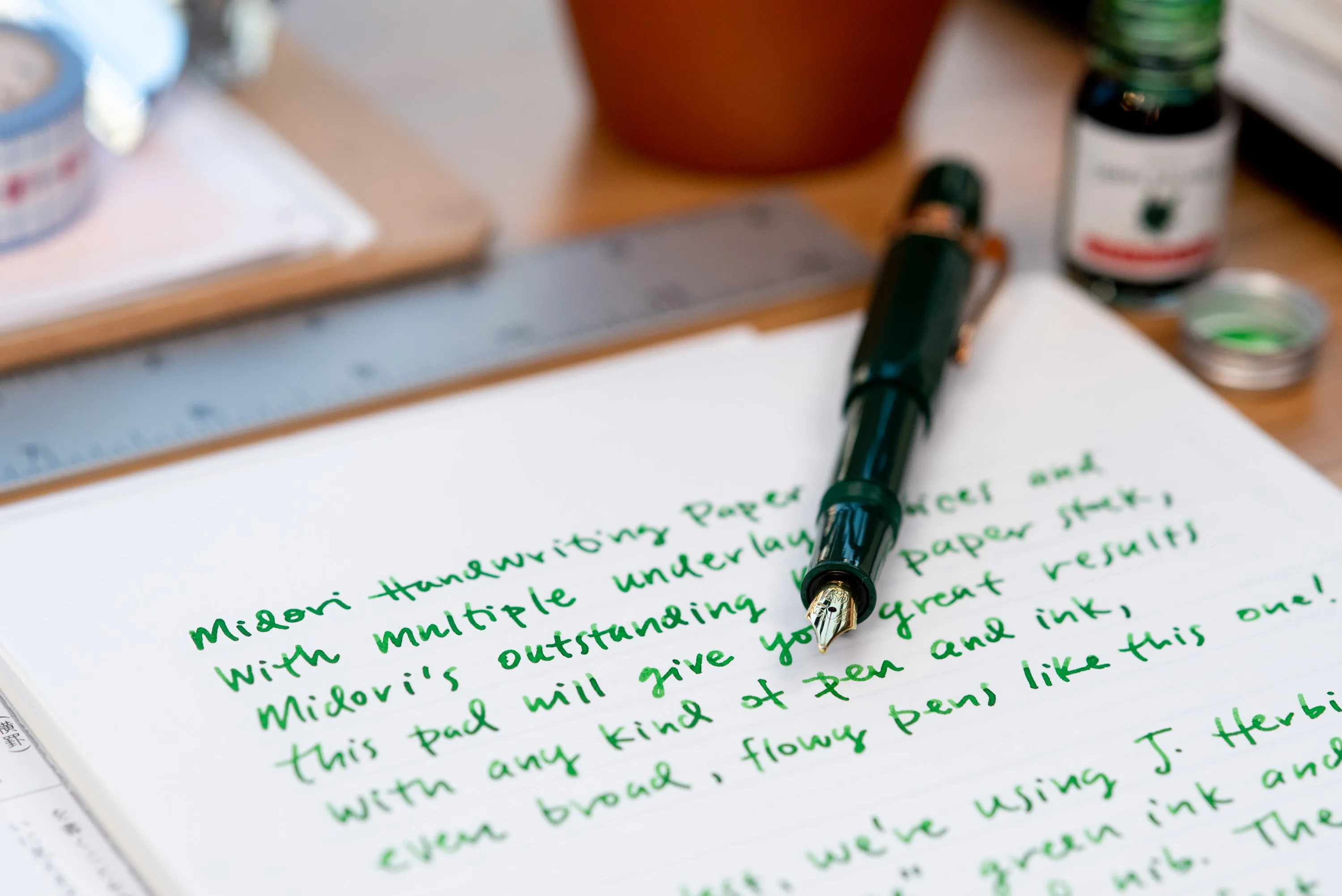 Dual-Tone Handwriting Paper Pad