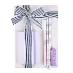 Elegant Lilac Stationery Gift Set | Perfect for Students and Professionals