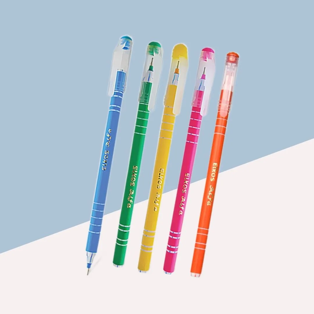 Elkos Alfa Df Ball Pen – Blue ( Pack of 5 )